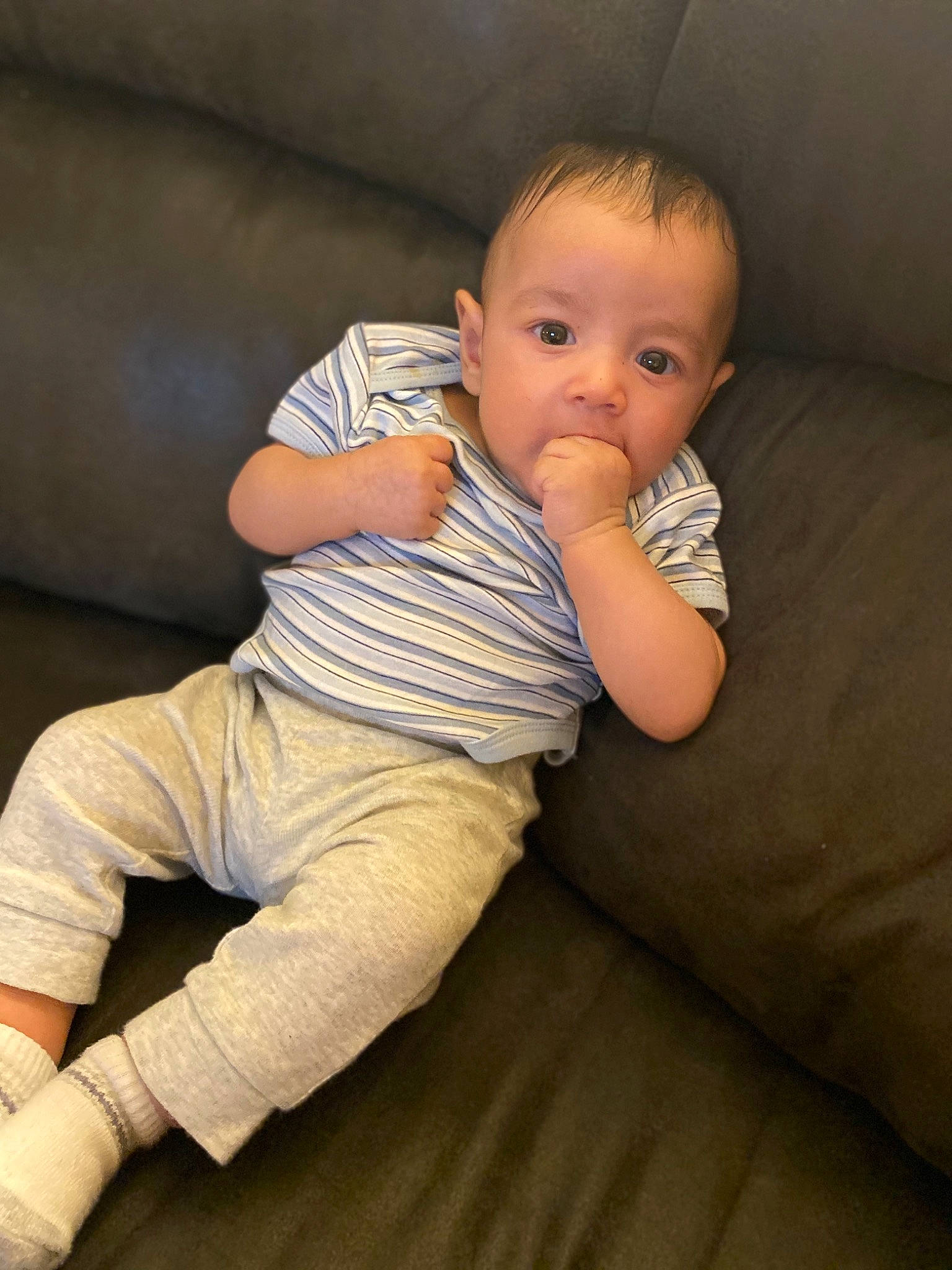 Lucas joined the competition — help win amazing prizes! arm, baby_toddler_clothing, cheek, chin, comfort, finger, flash_photography, floor, hand, head, iris, joint, knee, lip, mouth, nose, person, shoulder, skin, sleeve