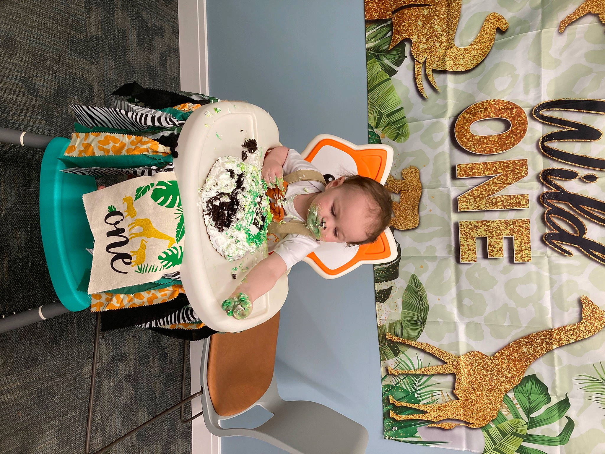 Salem is registered to the contest to win money with this photo: art, baby, baby_toddler_clothing, child, event, happy, hat, linens, pattern, person, room, textile, toddler, visual_arts