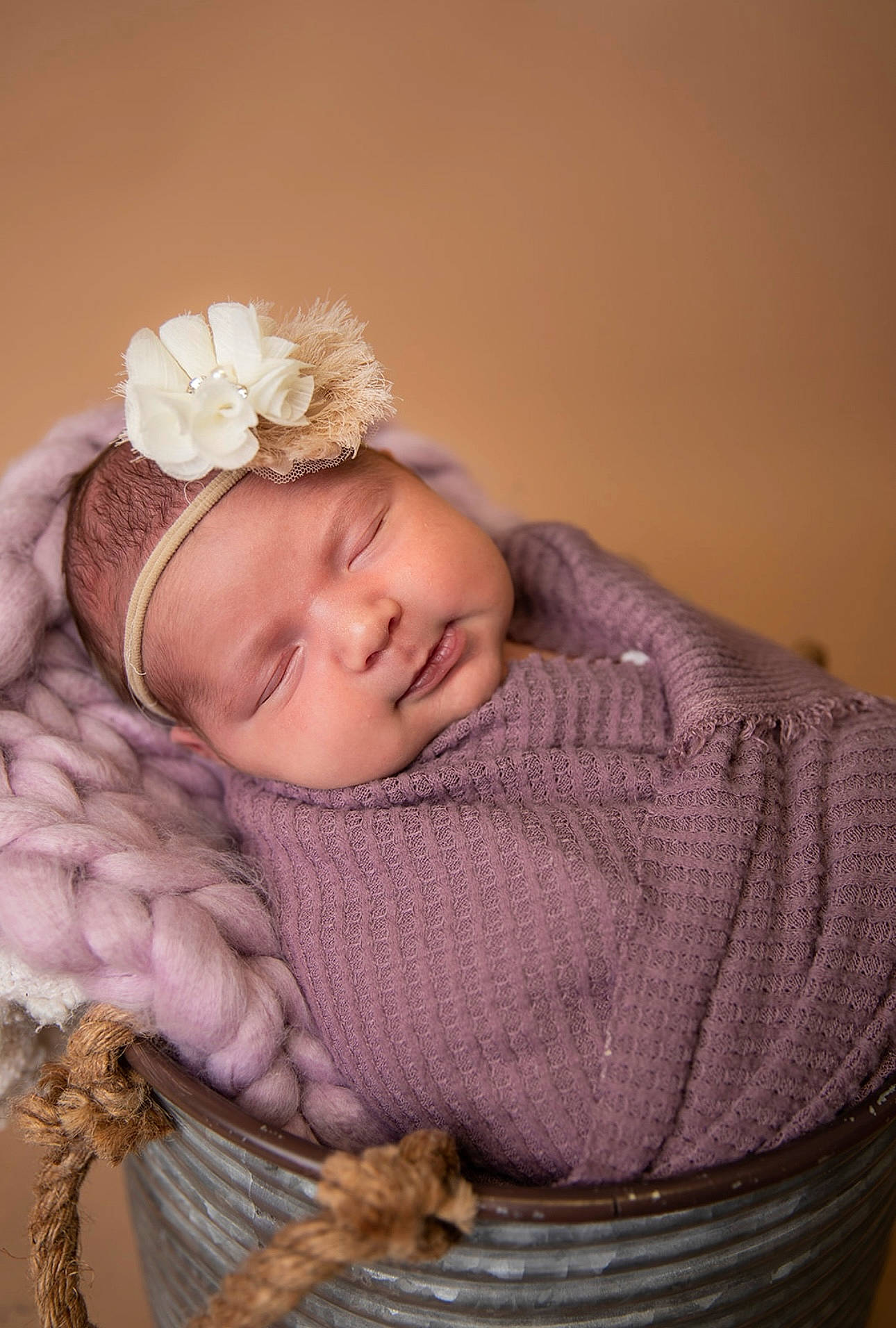 Lucy joined the competition — help win amazing prizes! baby, baby_toddler_clothing, cap, child, comfort, fashion_accessory, fur, hair_accessory, happy, hat, headband, headgear, headpiece, headwear, knit_cap, pattern, person, petal, smile, toddler