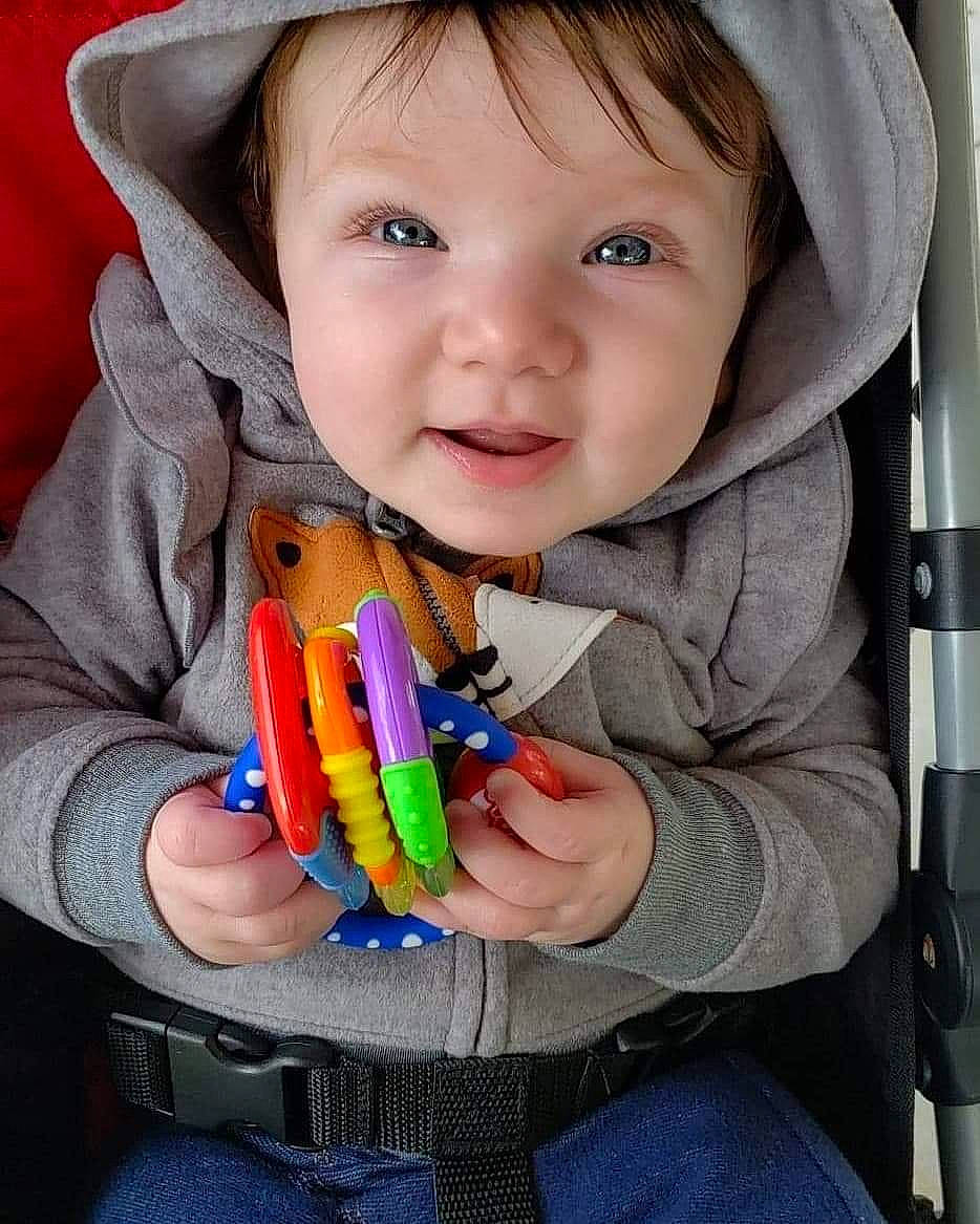 Rosemary is registered to the contest to win money with this photo: cheek, child, finger, lip, nose, person, play, product, toddler