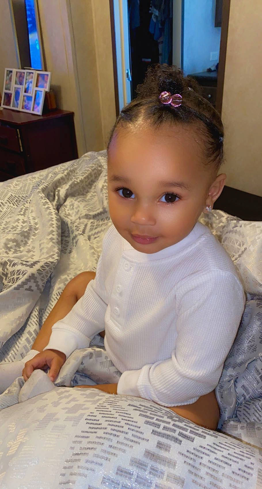 Kylynn is registered to the contest to win money with this photo: baby_toddler_clothing, beauty, blond, cheek, child, chin, comfort, eyebrow, eyelash, flooring, fun, hair, iris, joy, mammal, mouth, nose, people, person, skin