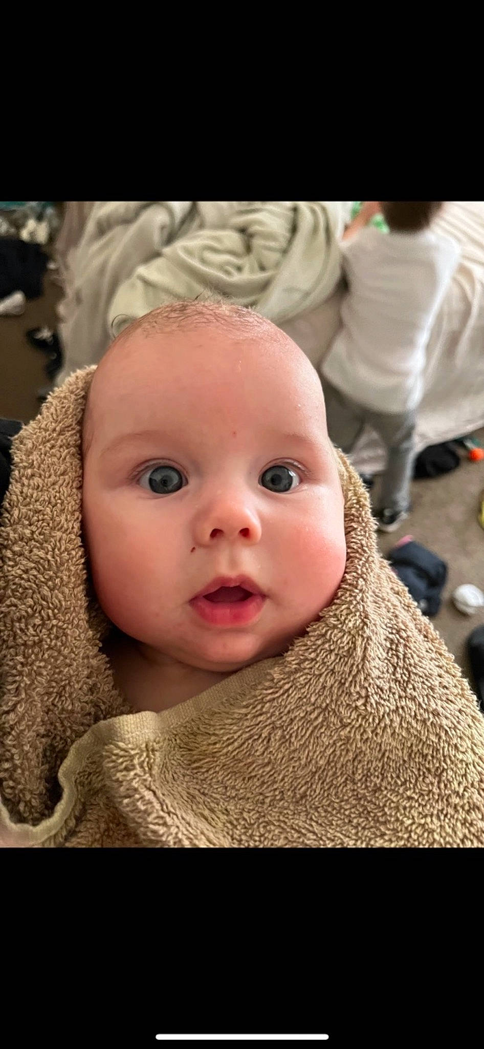 Ahria joined the competition — help win amazing prizes! art, baby, cheek, child, eye, eyebrow, eyelash, fur, happy, head, iris, knit_cap, lip, nose, person, portrait_photography, skin, surprise, textile, toddler