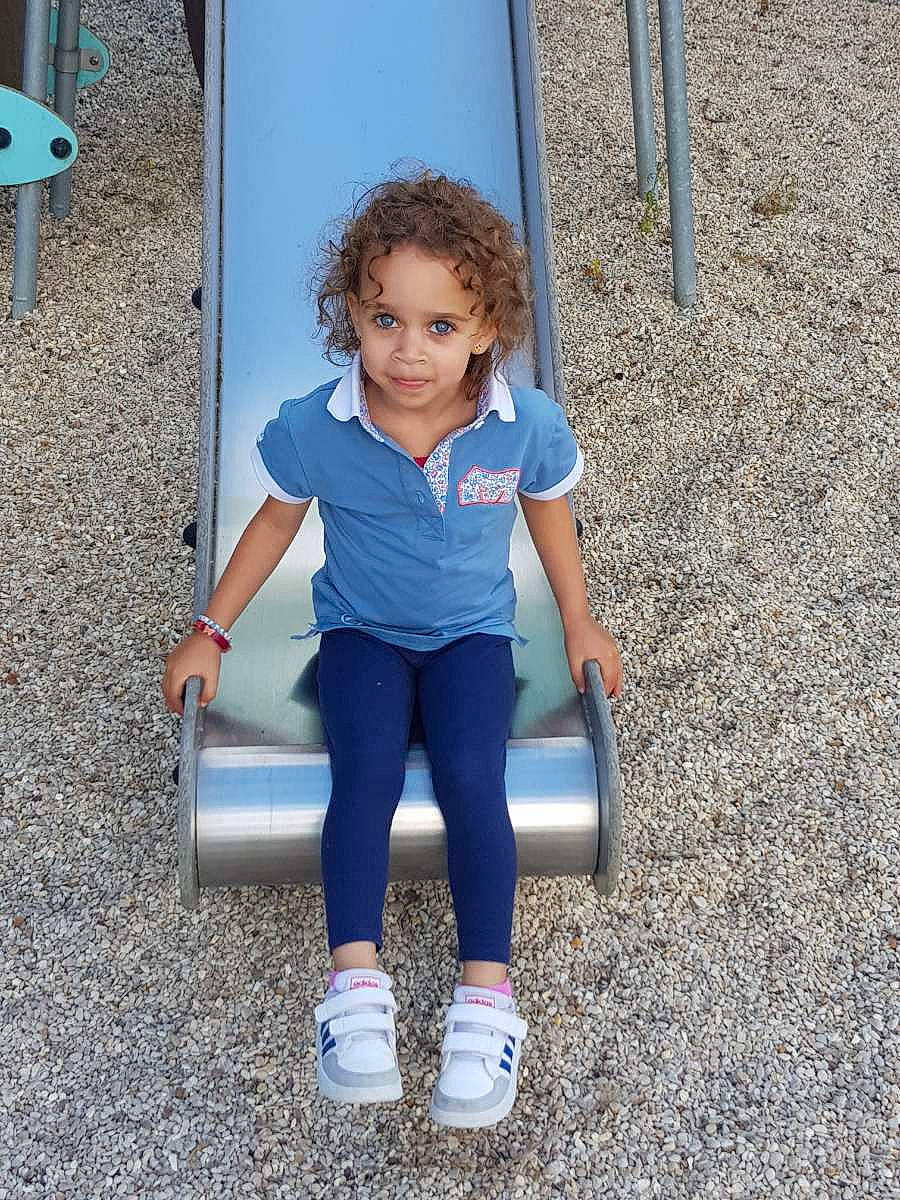 Emie participe au concours pour gagner de l'argent avec cette photo : asphalt, blond, child, city, denim, electric_blue, fun, human_body, human_leg, joint, knee, leisure, person, recreation, road_surface, sitting, standing, street_fashion, t_shirt, thigh