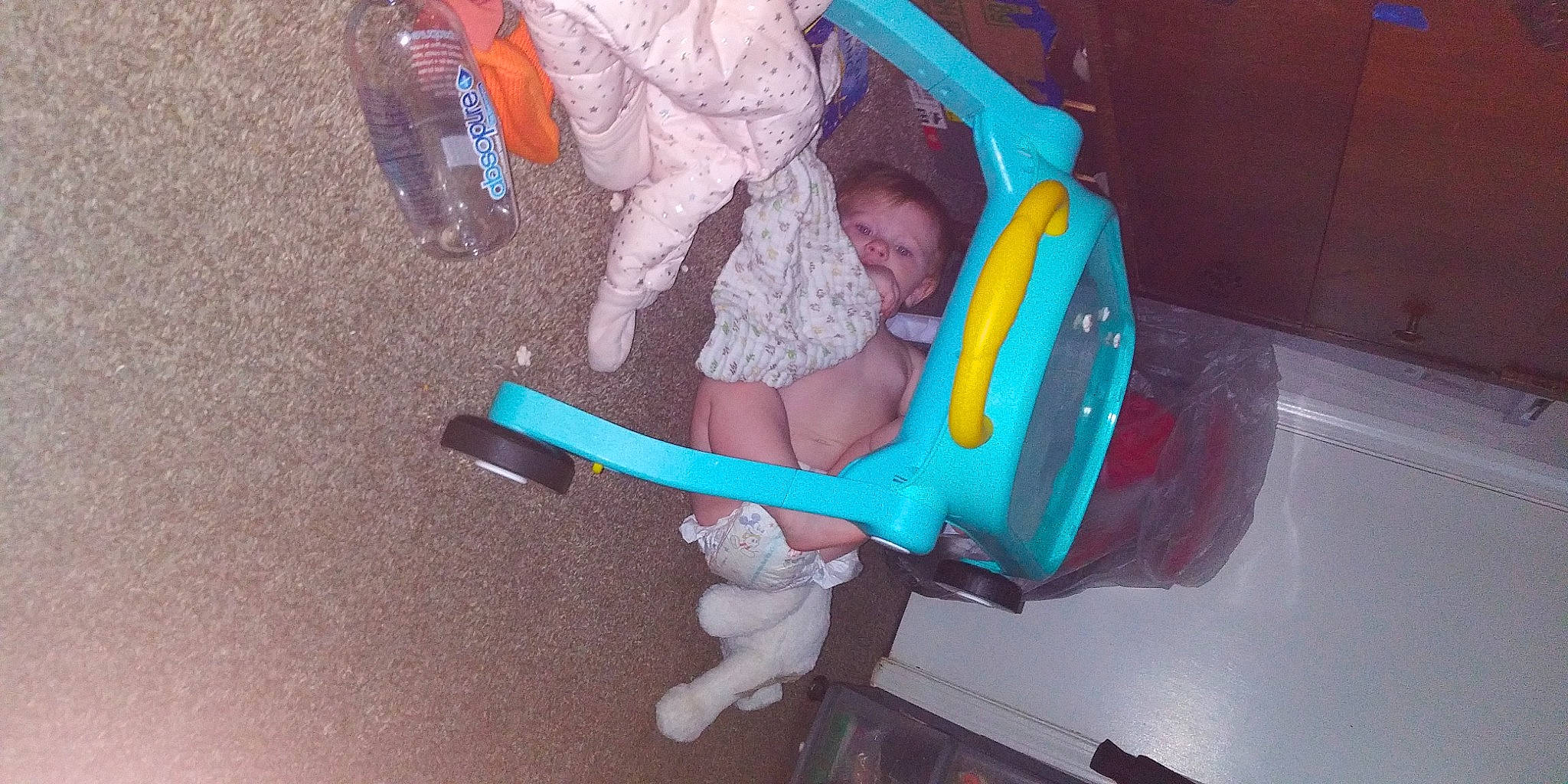 Mavis joined the competition — help win amazing prizes! baby, baby_products, baby_toddler_clothing, baby_toys, child, city, cleanliness, electric_blue, fun, leisure, magenta, outdoor_play_equipment, person, pink, plastic, play, playset, recreation, riding_toy, sitting