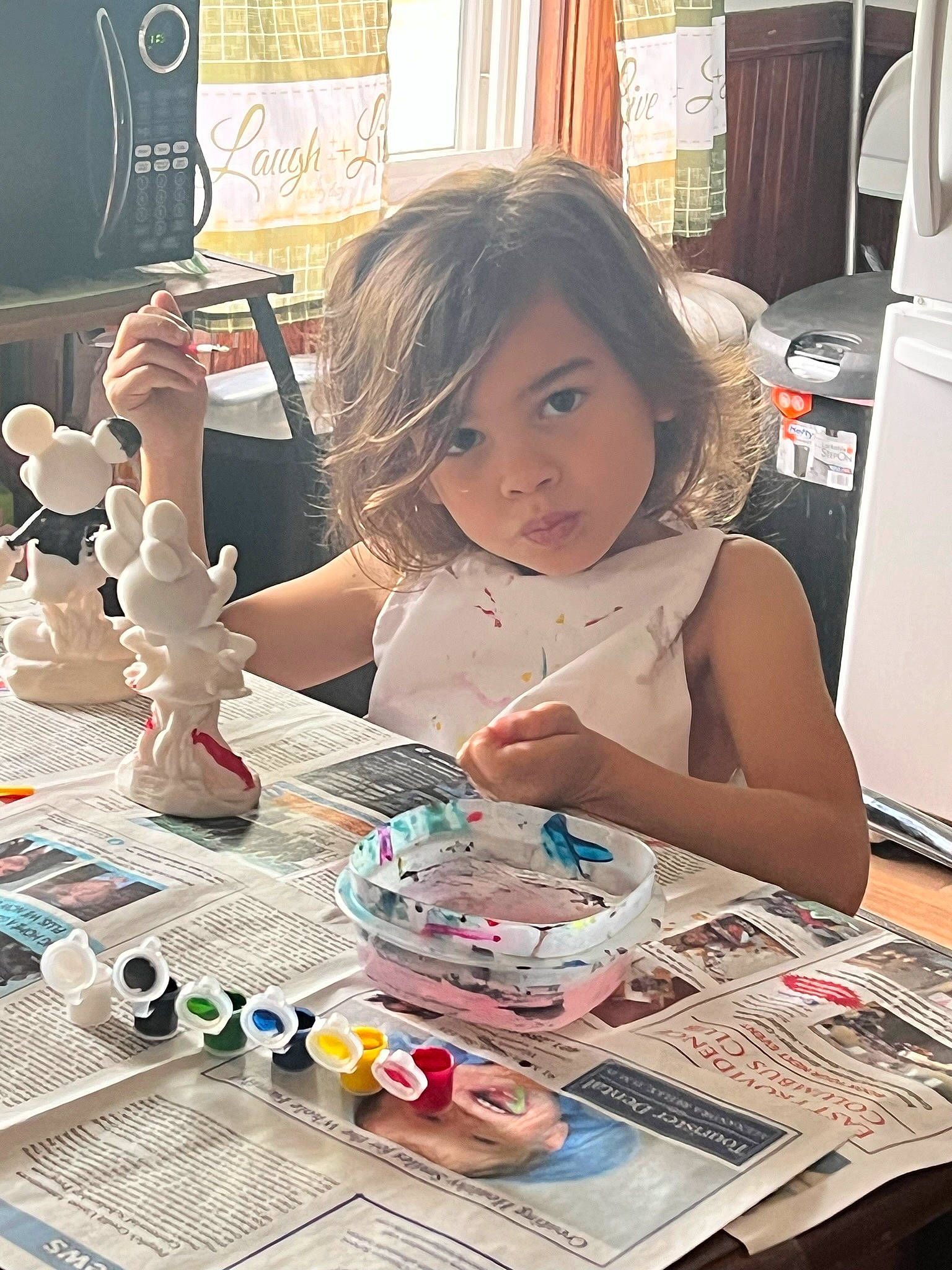Amilya joined the competition — help win amazing prizes! art, chair, child, desk, fun, home_appliance, indoor_games_and_sports, kitchen_appliance, learning, person, play, recreation, room, sharing, sitting, t_shirt, table, tableware, toddler, toy