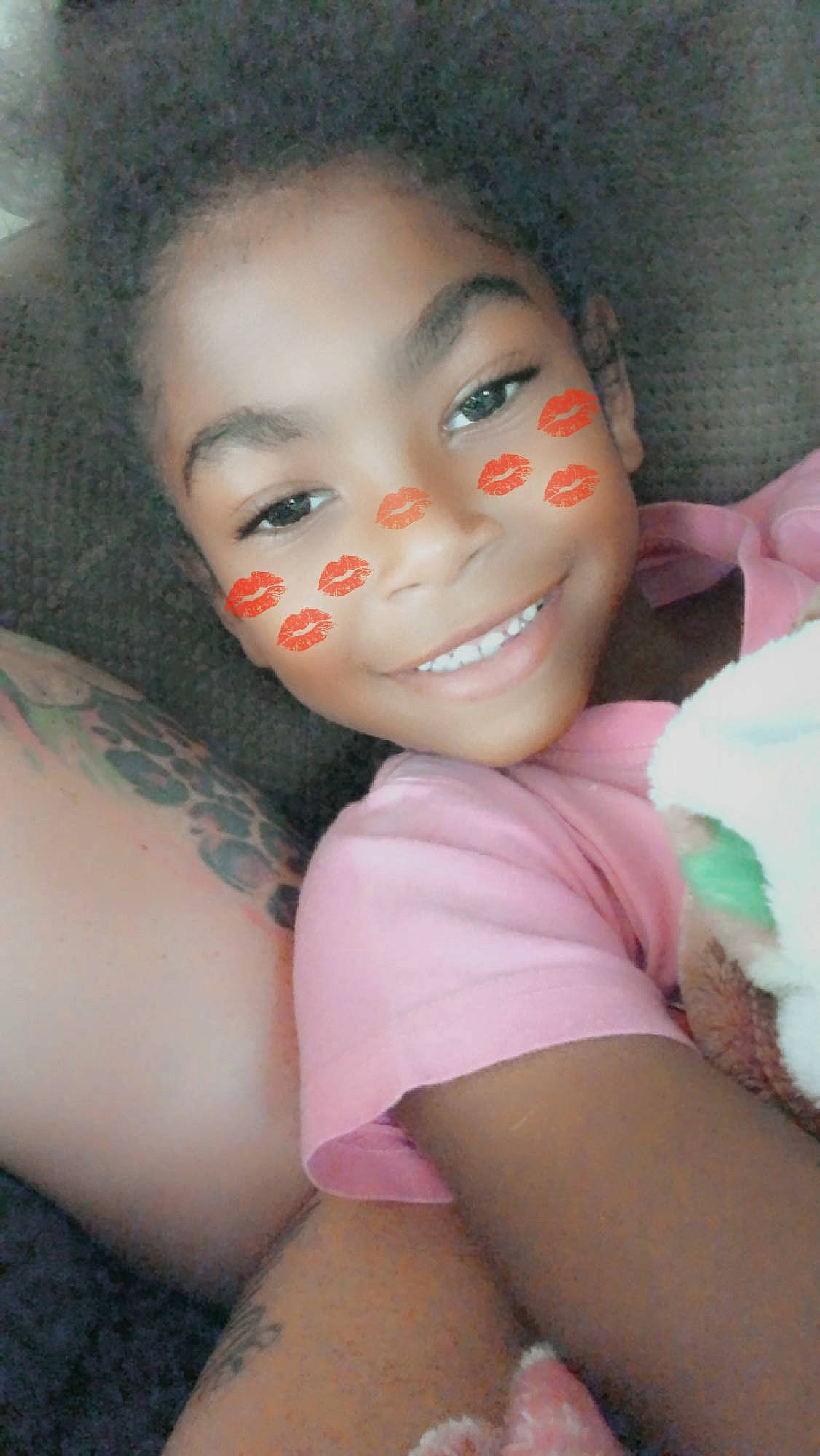 Jordyn joined the competition — help win amazing prizes! black_hair, chest, chin, eye, eyebrow, eyelash, facial_expression, flash_photography, happy, iris, joint, joy, lip, mouth, neck, nose, person, pink, shoulder, skin