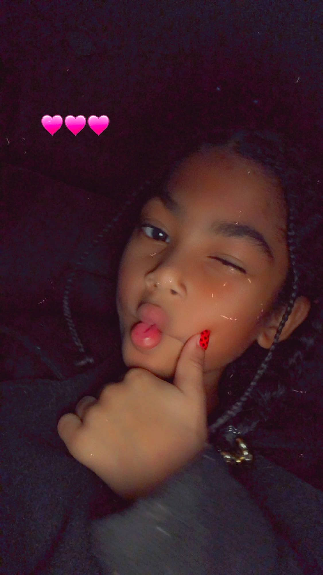 Jordyn is registered to the contest to win money with this photo: black_hair, cheek, chin, darkness, ear, eye, eyebrow, eyelash, finger, flash_photography, gesture, jaw, lip, lipstick, long_hair, magenta, midnight, neck, nose, person