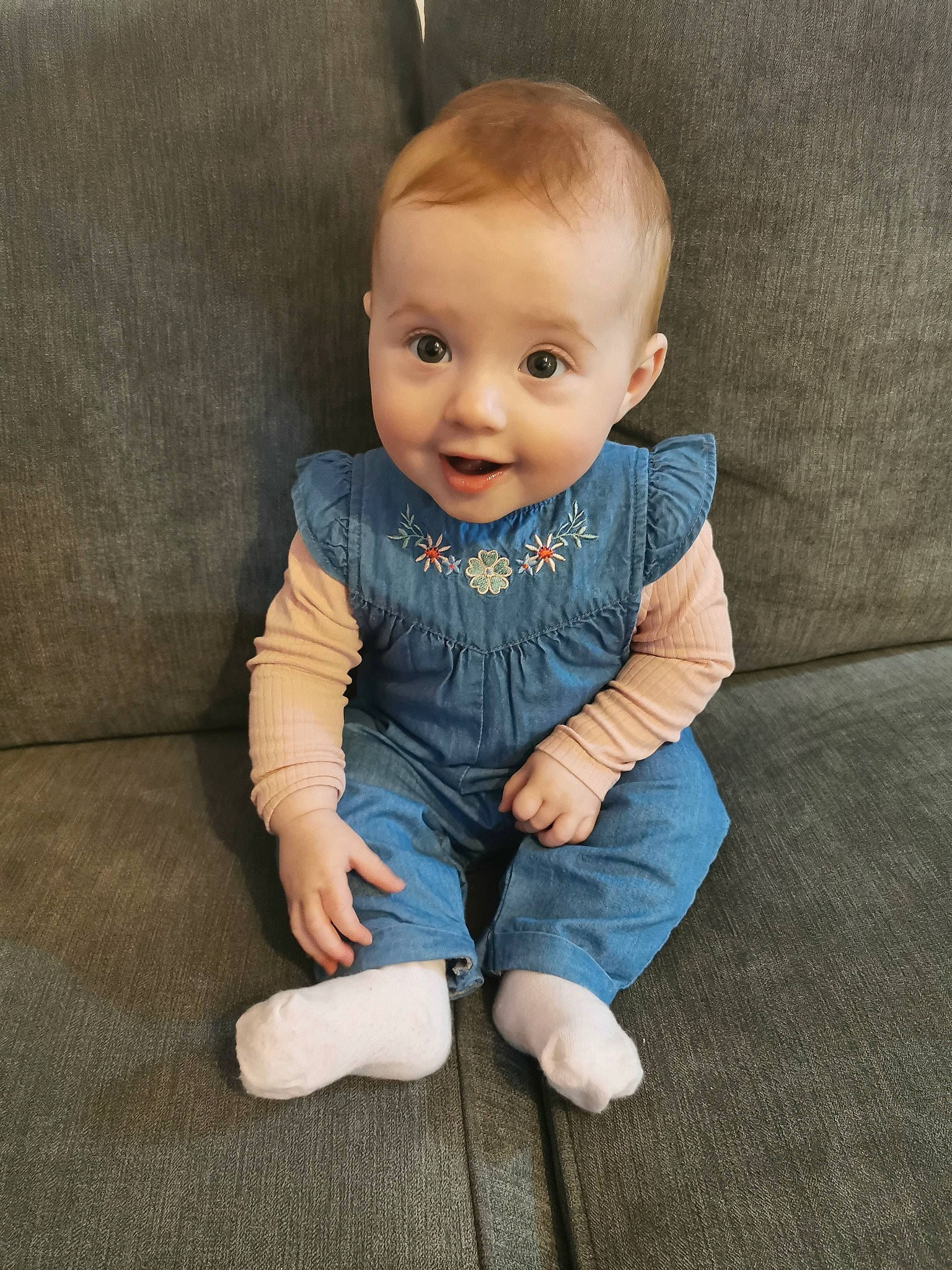 Marianna joined the competition — help win amazing prizes! arm, azure, baby, baby_toddler_clothing, cheek, chin, collar, comfort, eye, flooring, hand, head, human_body, iris, lip, nose, person, skin, sleeve, smile