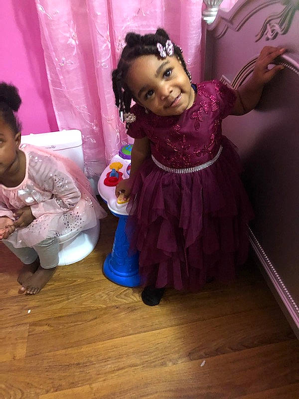 Bellah joined the competition — help win amazing prizes! child, dress, event, floor, flooring, fun, happy, joy, magenta, party, person, pink, purple, skin, smile, toddler