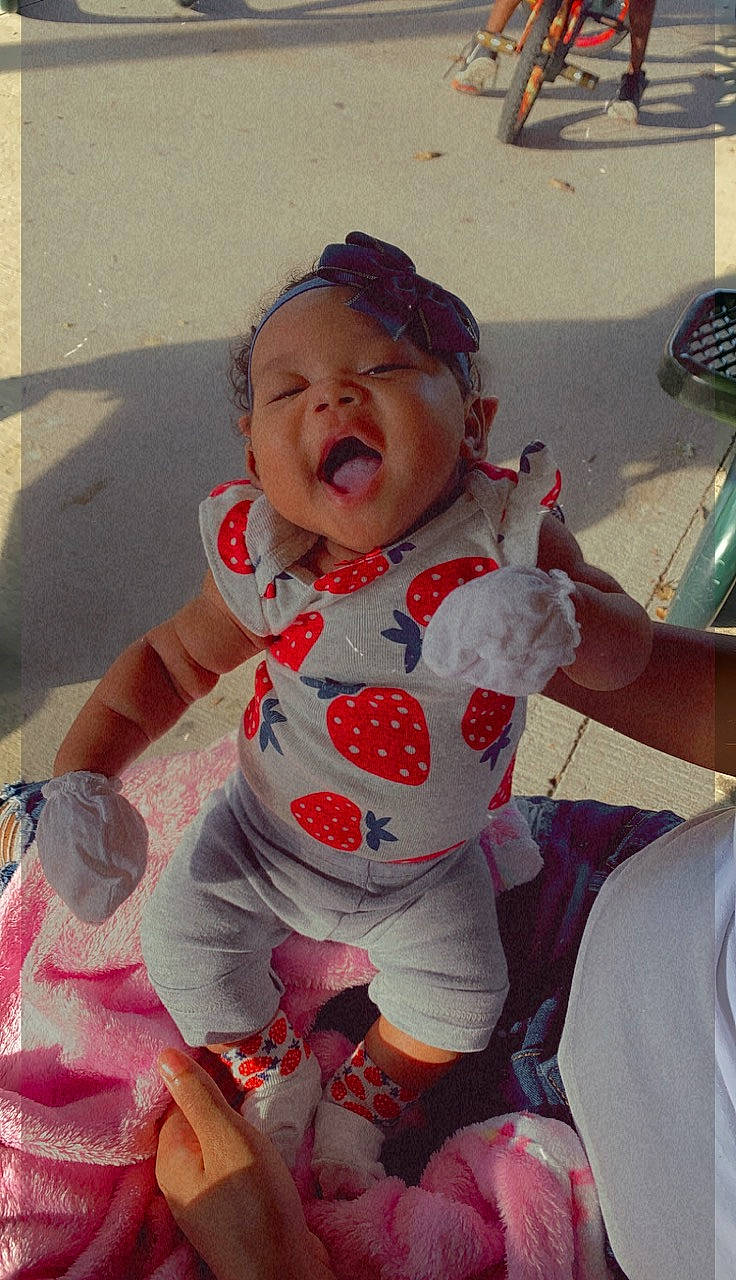 Milahnié joined the competition — help win amazing prizes! baby, cheek, child, facial_expression, person, smile, toddler