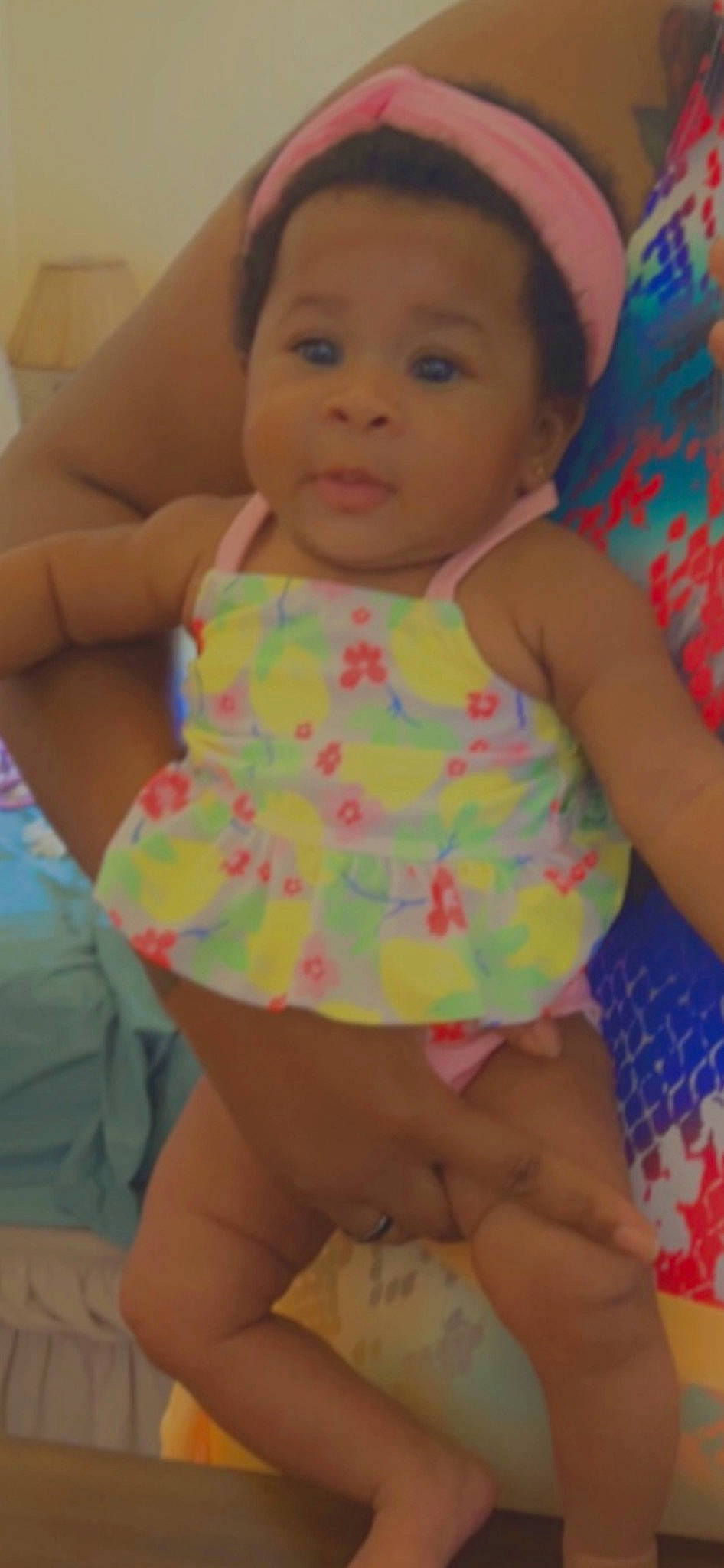 Jurnee joined the competition — help win amazing prizes! baby_toddler_clothing, cheek, eye, face, finger, hair, hairstyle, head, human_body, iris, leg, lip, mouth, neck, nose, organ, person, pink, skin, stomach