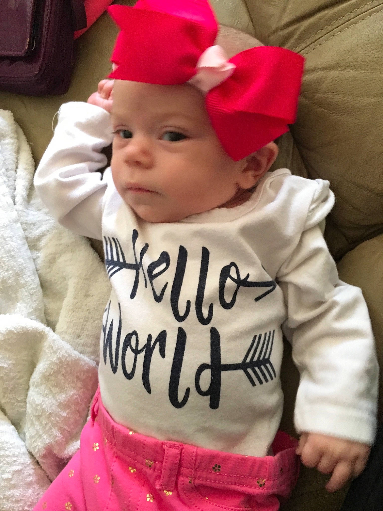Miracle joined the competition — help win amazing prizes! baby, baby_products, baby_toddler_clothing, child, cool, headgear, outerwear, person, pink, sleeve, smile, toddler
