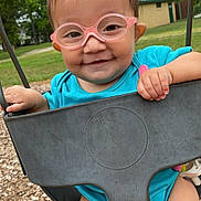 Mia joined the competition — help win amazing prizes! accessories, baby, bodypart, face, glasses, grass, head, nature, outdoorplayarea, outdoors, park, person, photography, plant, playarea, portrait, summer, sunglasses, tree, vegetation
