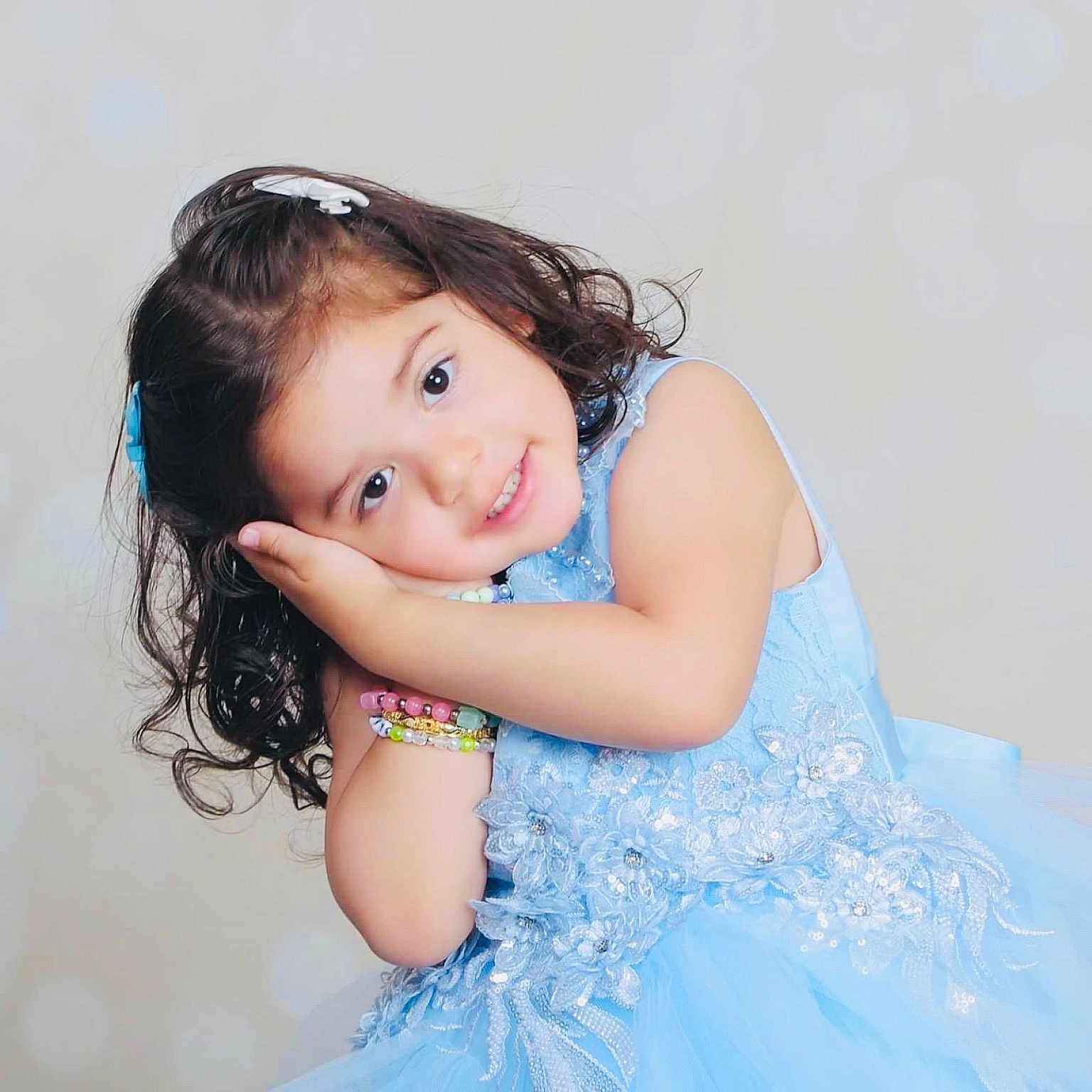 Josephine joined the competition — help win amazing prizes! accessories, bracelet, child, clothing, dress, earring, eveningdress, face, fashion, female, formalwear, girl, gown, happy, head, jewelry, person, photography, portrait, smile