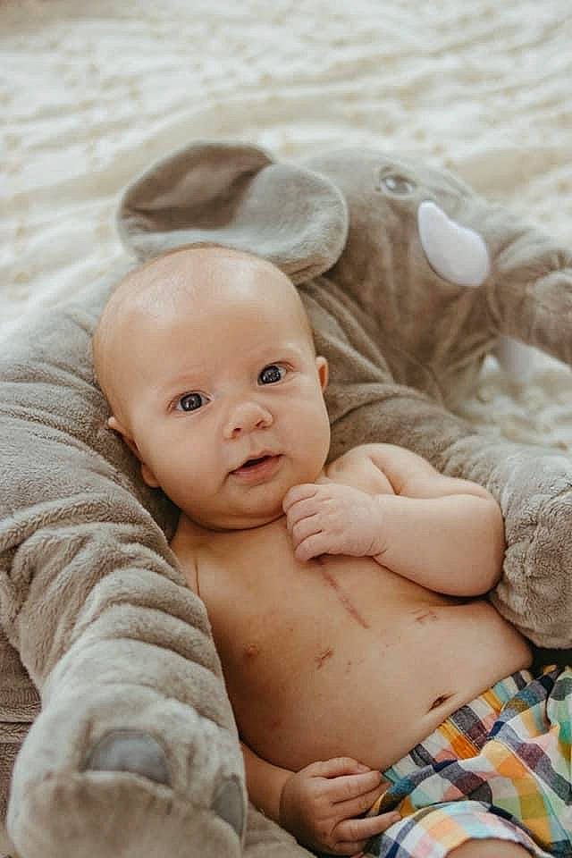 Brysen is registered to the contest to win money with this photo: abdomen, arm, baby, baby_toddler_clothing, cheek, child, comfort, eye, face, fur, grass, happy, head, linens, pattern, person, portrait_photography, sitting, skin, stomach
