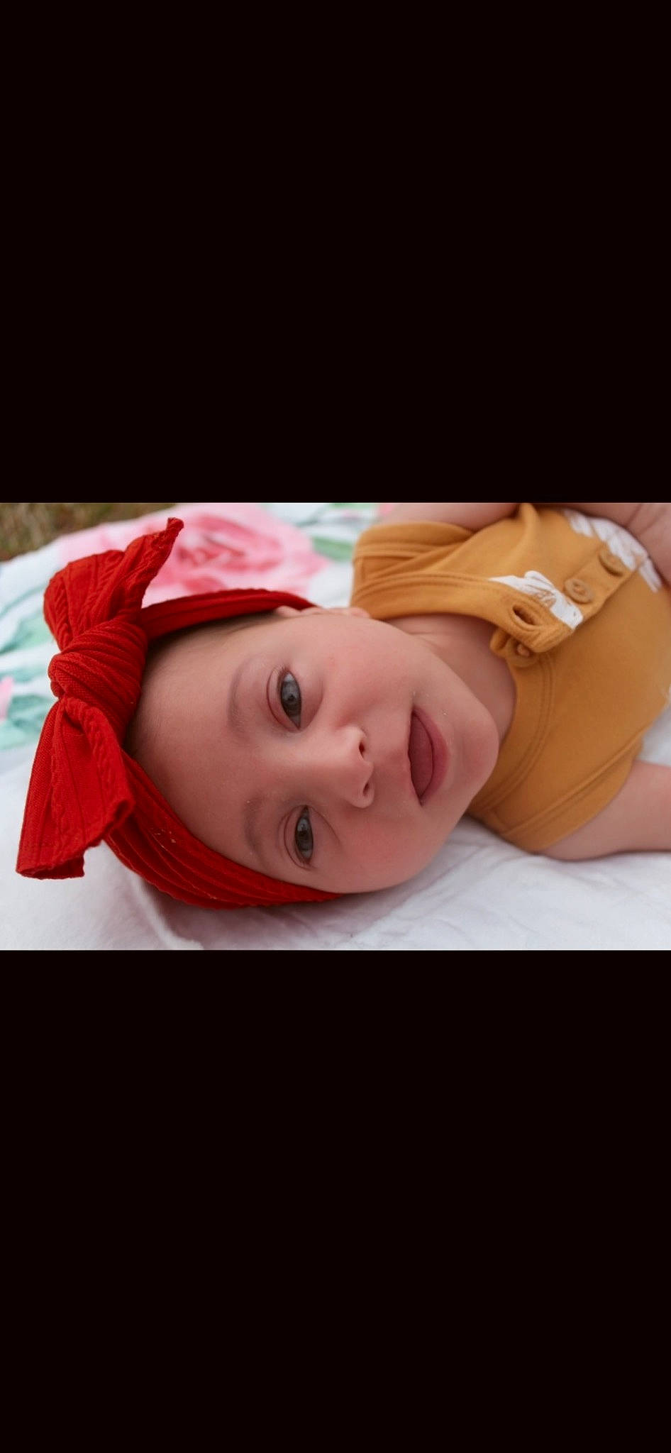 Adelaide is registered to the contest to win money with this photo: baby, baby_toddler_clothing, cheek, child, eye, eyebrow, eyelash, fashion_accessory, flash_photography, happy, jewellery, linens, lip, neck, nose, person, portrait, portrait_photography, sleeve, toddler