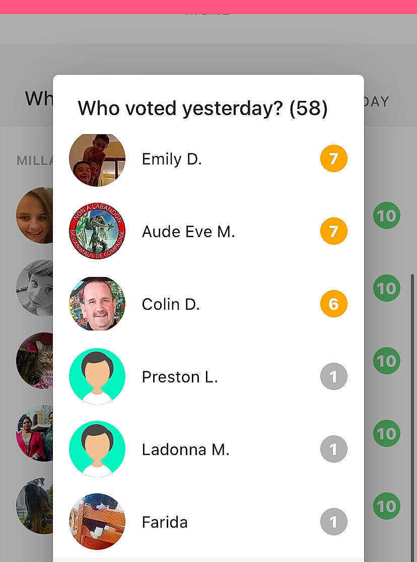 Millacynt is registered to the contest to win money with this photo: circle, communication_device, font, happy, joy, logo, multimedia, number, person, product, recipe, rectangle, screenshot, web_page