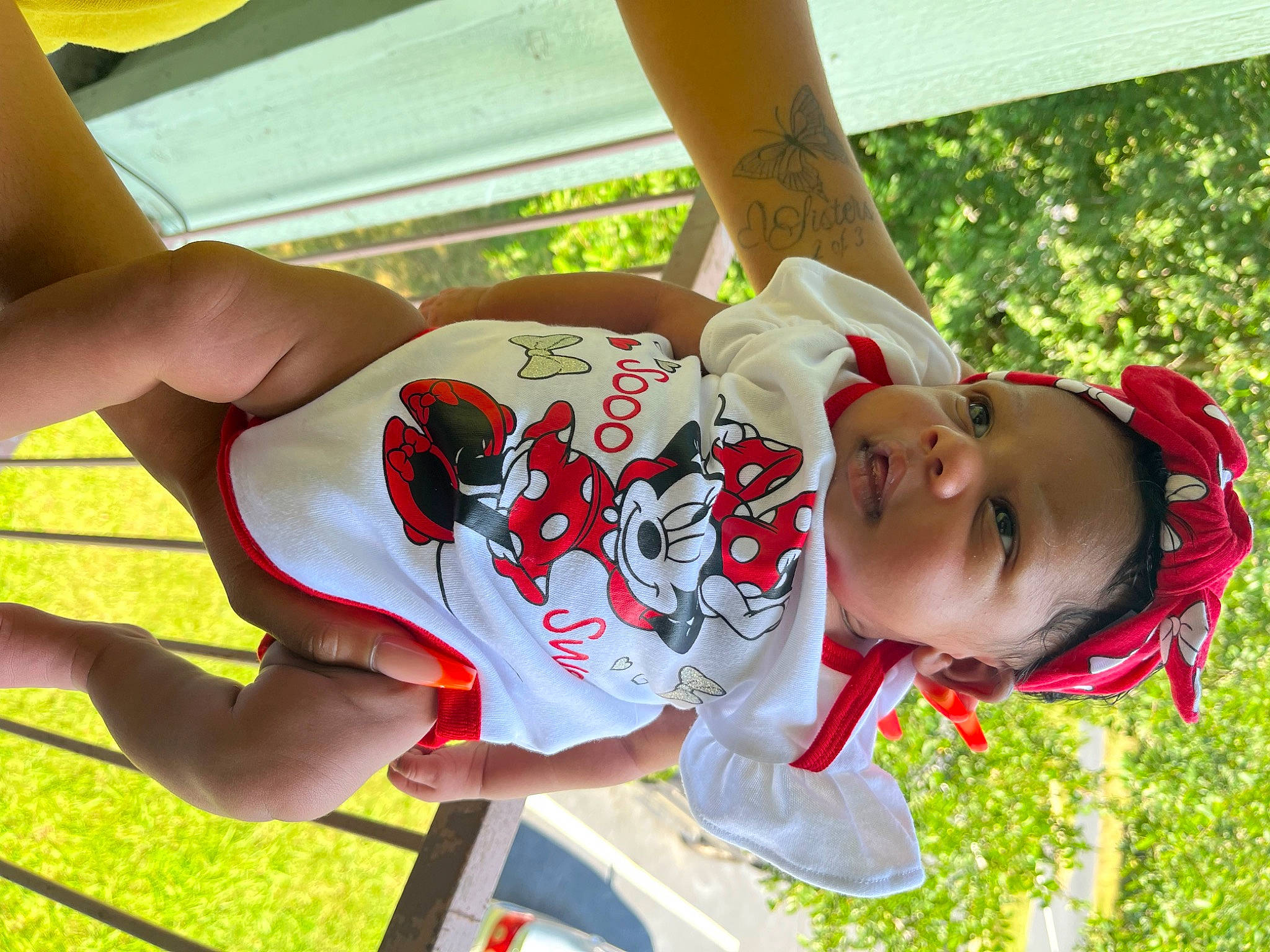 Mytraeh Dorsey joined the competition — help win amazing prizes! carmine, child, elbow, finger, fun, grass, hand, happy, human_leg, leisure, people_in_nature, person, plant, play, recreation, red, sunglasses, thigh, toddler, tree