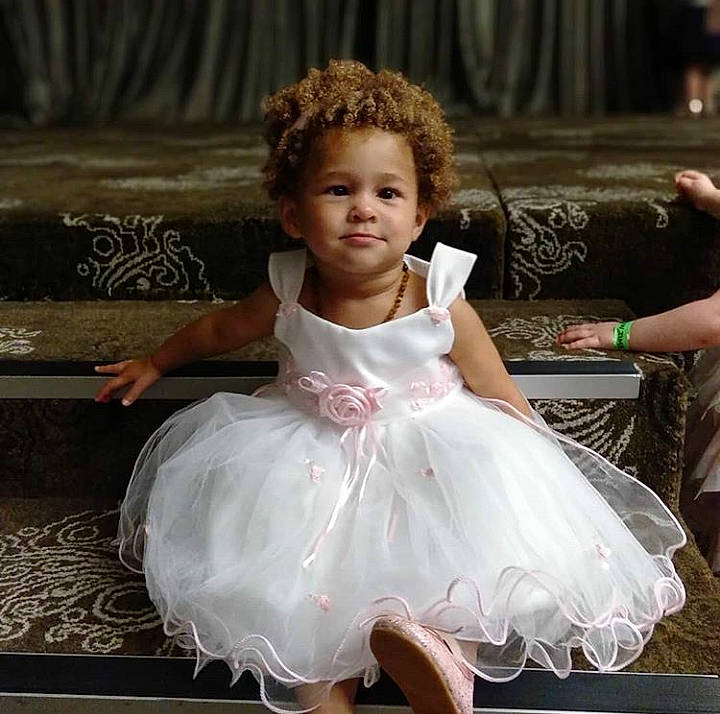Havana is registered to the contest to win money with this photo: a_line, baby, ballet_tutu, bridal_party_dress, child, child_model, clothing, costume, dress, flower_girl, formal_wear, gown, person, toddler, white