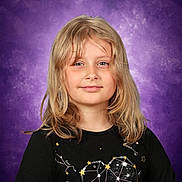 Purity is registered to the contest to win money with this photo: accessories, animal, applique, blackboard, blonde, blouse, bodypart, child, clothing, cosmetics, dress, dye, eveningdress, face, fashion, female, finger, formalwear, freckle, frown