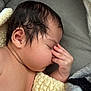 Araceli joined the competition — help win amazing prizes! baby, sleeping, hand, face, blanket, skin, hair, infant, cute, child, portrait, closeup, soft, cozy, newborn, fingers, resting, peaceful, indoors, warm
