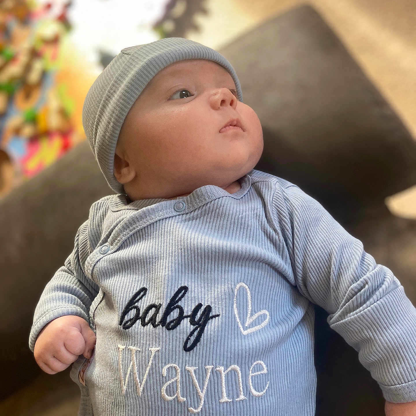 Wayne Ashton joined the competition — help win amazing prizes! baby, beanie, bonnet, cap, clothing, face, hat, head, hood, jeans, knitwear, newborn, pants, person, photography, portrait, shirt, sleeve, sweater, t_shirt