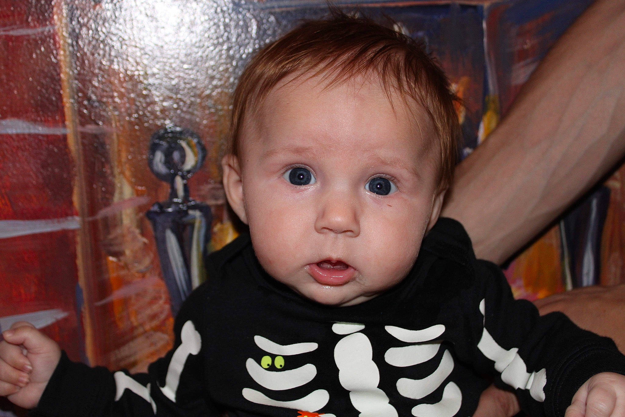 Aurelia is registered to the contest to win money with this photo: arm, baby, baby_toddler_clothing, chair, cheek, chin, ear, eyebrow, eyelash, finger, gesture, happy, iris, lip, mouth, neck, nose, organ, person, skin