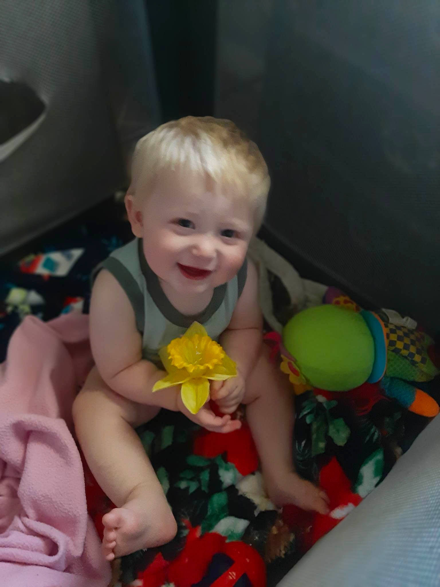 Jeremiah joined the competition — help win amazing prizes! arm, baby, baby_toddler_clothing, cheek, child, eye, face, finger, fun, hairstyle, hand, happy, head, human_body, iris, joy, person, plant, skin, smile