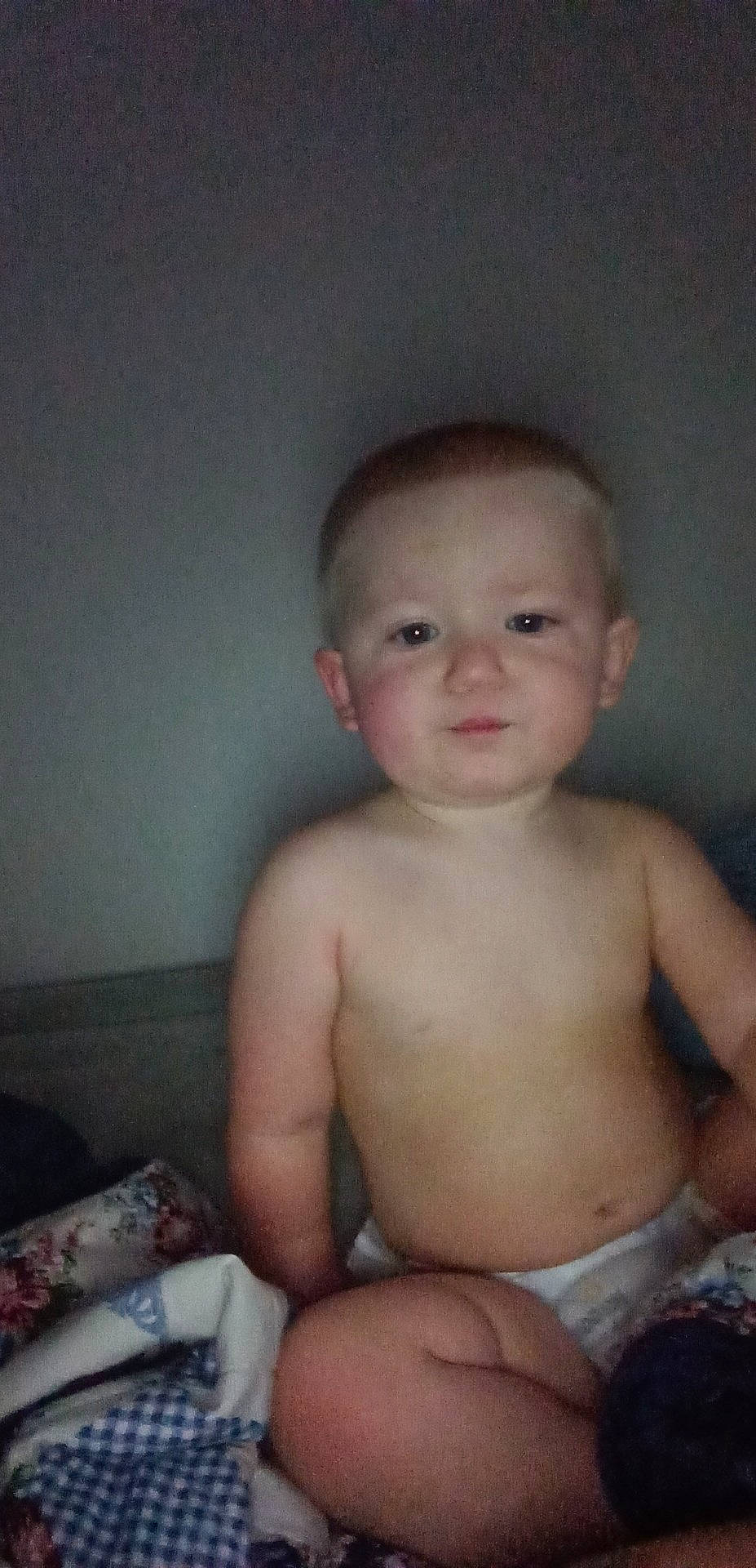 Jeremiah is registered to the contest to win money with this photo: abdomen, baby, barechested, cheek, chest, child, chin, finger, flesh, mouth, muscle, neck, no_expression, nose, person, skin, smile, stomach, thumb, toddler