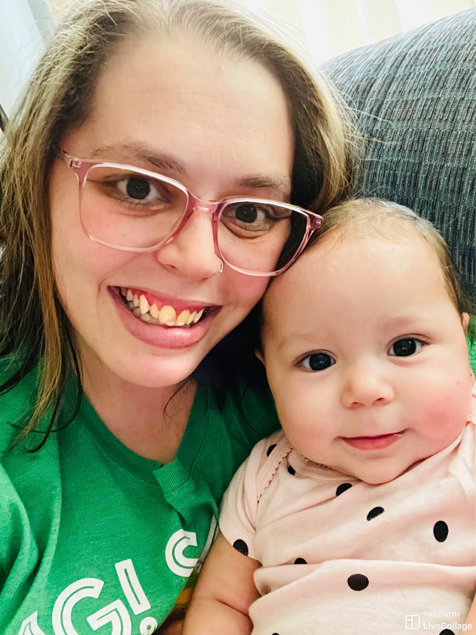 Elayna joined the competition — help win amazing prizes! baby_toddler_clothing, cheek, chin, eyebrow, eyewear, face, facial_expression, fun, gesture, glasses, happy, head, headwear, iris, joy, lip, nose, person, skin, sleeve