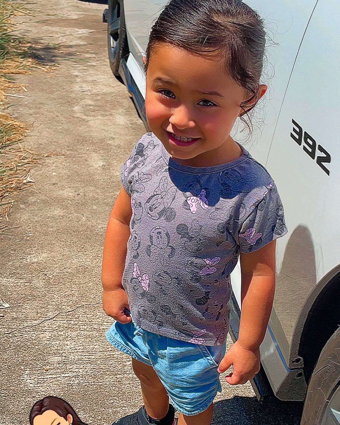 Lilyana joined the competition — help win amazing prizes! asphalt, automotive_tire, beauty, child, cool, electric_blue, hair, hairstyle, happy, joy, leisure, people, person, shorts, shoulder, sleeve, smile, t_shirt, thigh, tire