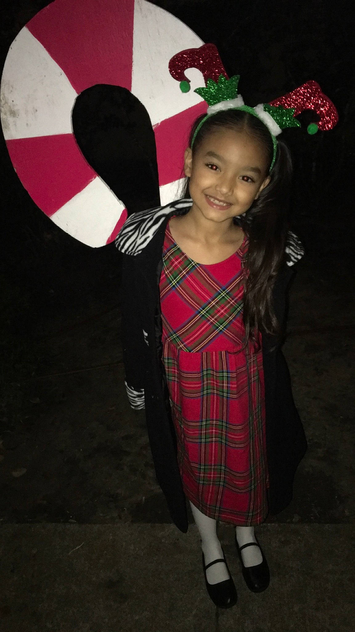 Anezsa joined the competition — help win amazing prizes! baby_toddler_clothing, balloon, black, dress, event, fashion_accessory, formal_wear, fun, hair, happy, head, joy, one_piece_garment, pattern, person, pink, red, sleeve, smile, tartan