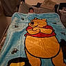 Gael joined the competition — help win amazing prizes! child, baby, bedroom, bed, blanket, winnie_the_pooh, stuffed_animal, cartoon, pillow, bedding, indoor, portrait, face, sleeping_area, cozy, home, textile, warm_lighting, curtain, bedroom_decor