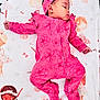 Tiana joined the competition — help win amazing prizes! baby, sleeping, pink_clothing, headband, floral_pattern, blanket, illustration, child, cute, peaceful, infant, soft_texture, footed_pajamas, toddler, portrait, lying_down, indoors, cozy, nursery, adorable