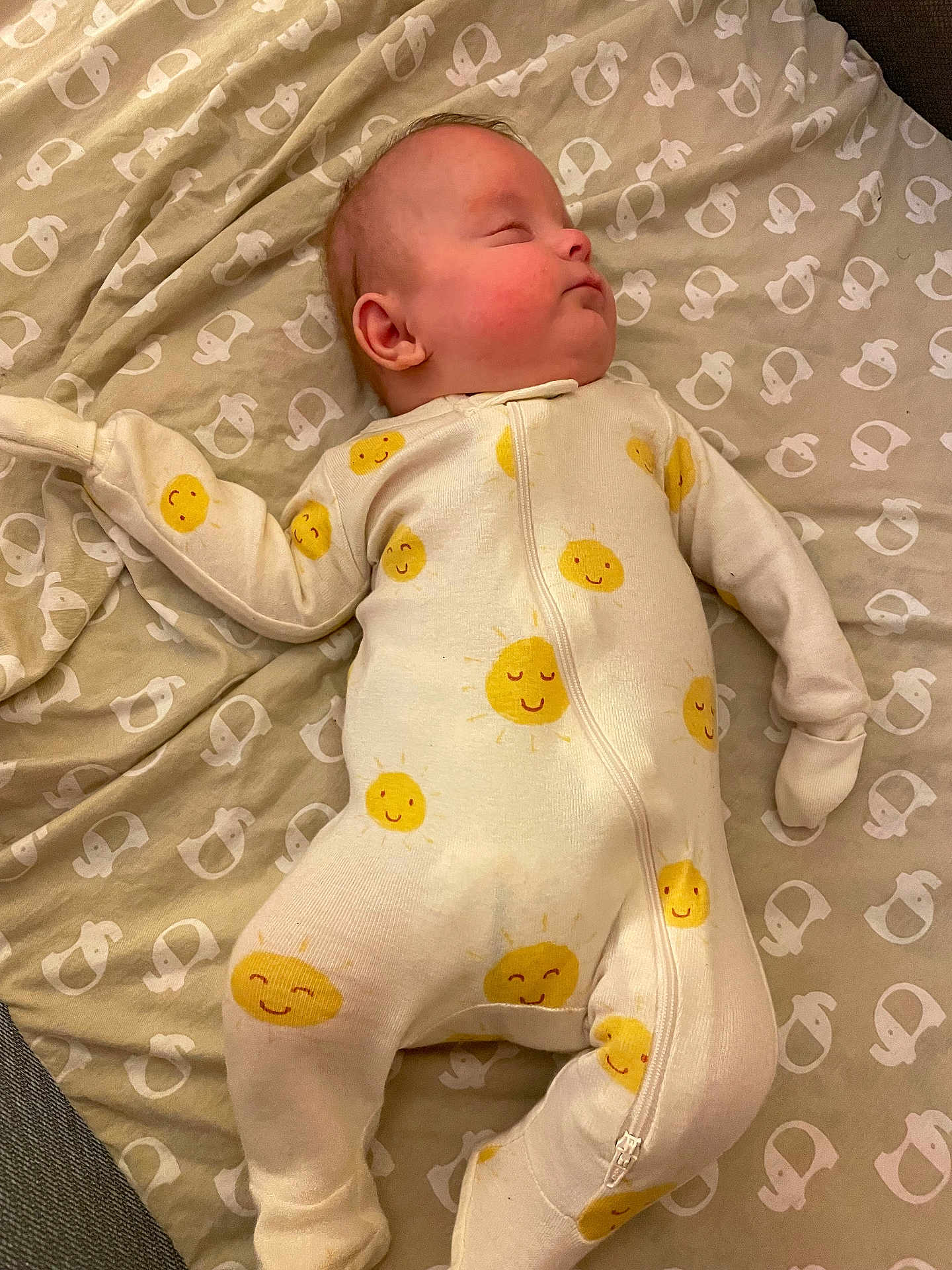 Julia joined the competition — help win amazing prizes! baby, bed, blanket, clothing, crib, cushion, face, furniture, head, homedecor, infantbed, newborn, pajamas, person, photography, portrait, quilt, sleeping, sleeve, yawning