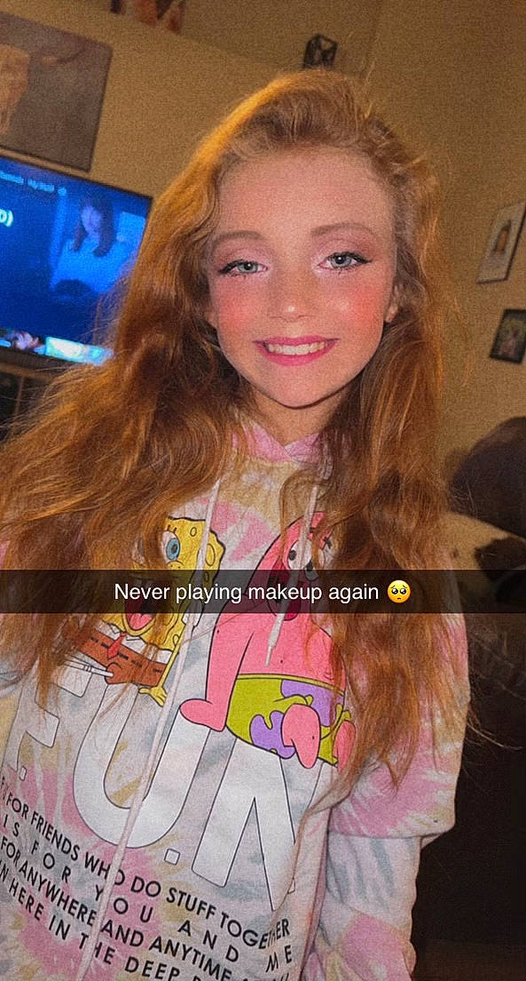 Brayleigh joined the competition — help win amazing prizes! chin, eye, eyebrow, eyelash, face, fashion, forehead, fun, hairstyle, iris, joy, layered_hair, lip, makeover, muscle, organ, person, picture_frame, skin, sleeve