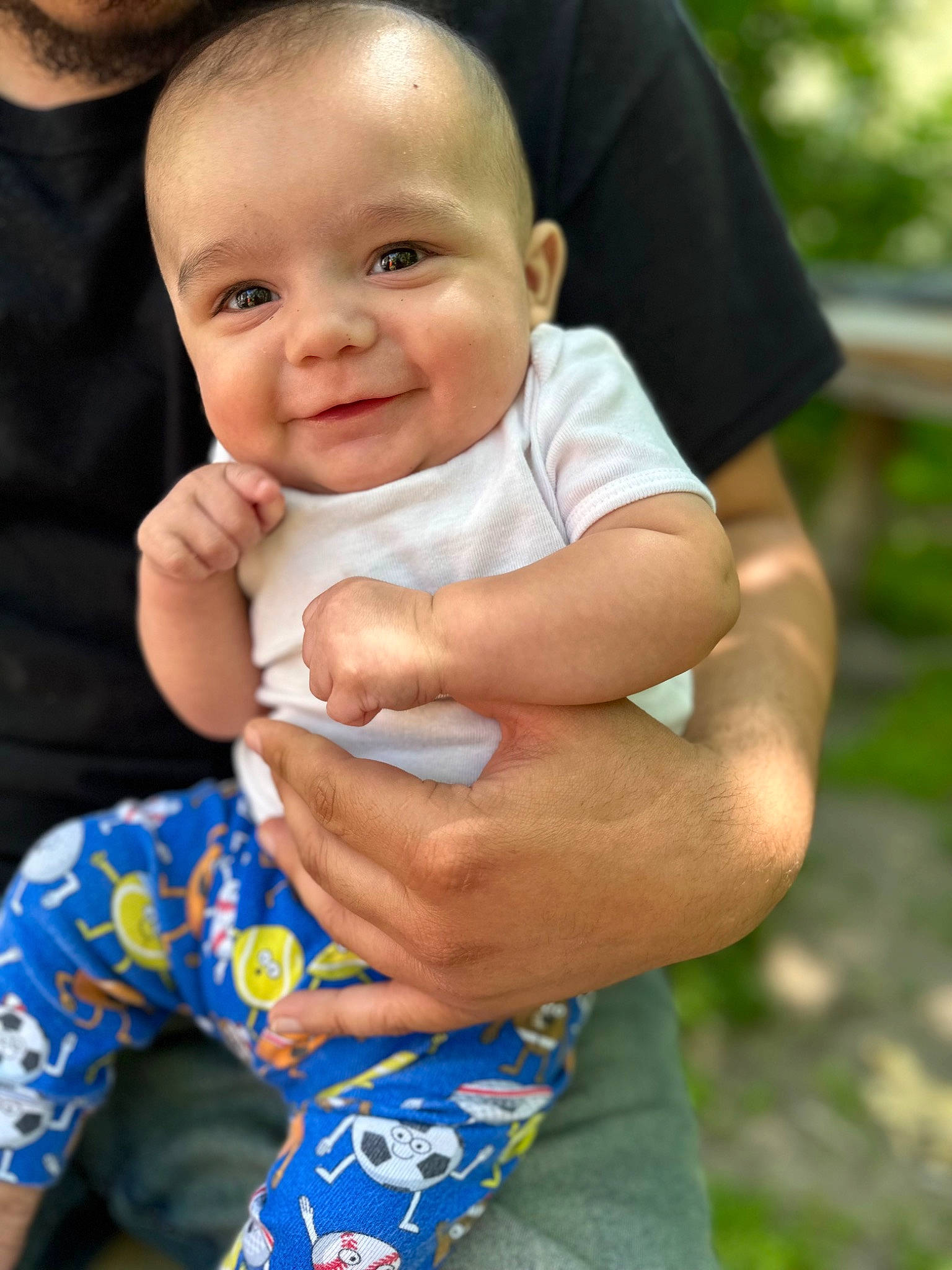 Armando joined the competition — help win amazing prizes! arm, baby, baby_toddler_clothing, cheek, child, finger, fun, gesture, grass, hand, happy, joy, leisure, person, plant, sitting, skin, sleeve, smile, t_shirt