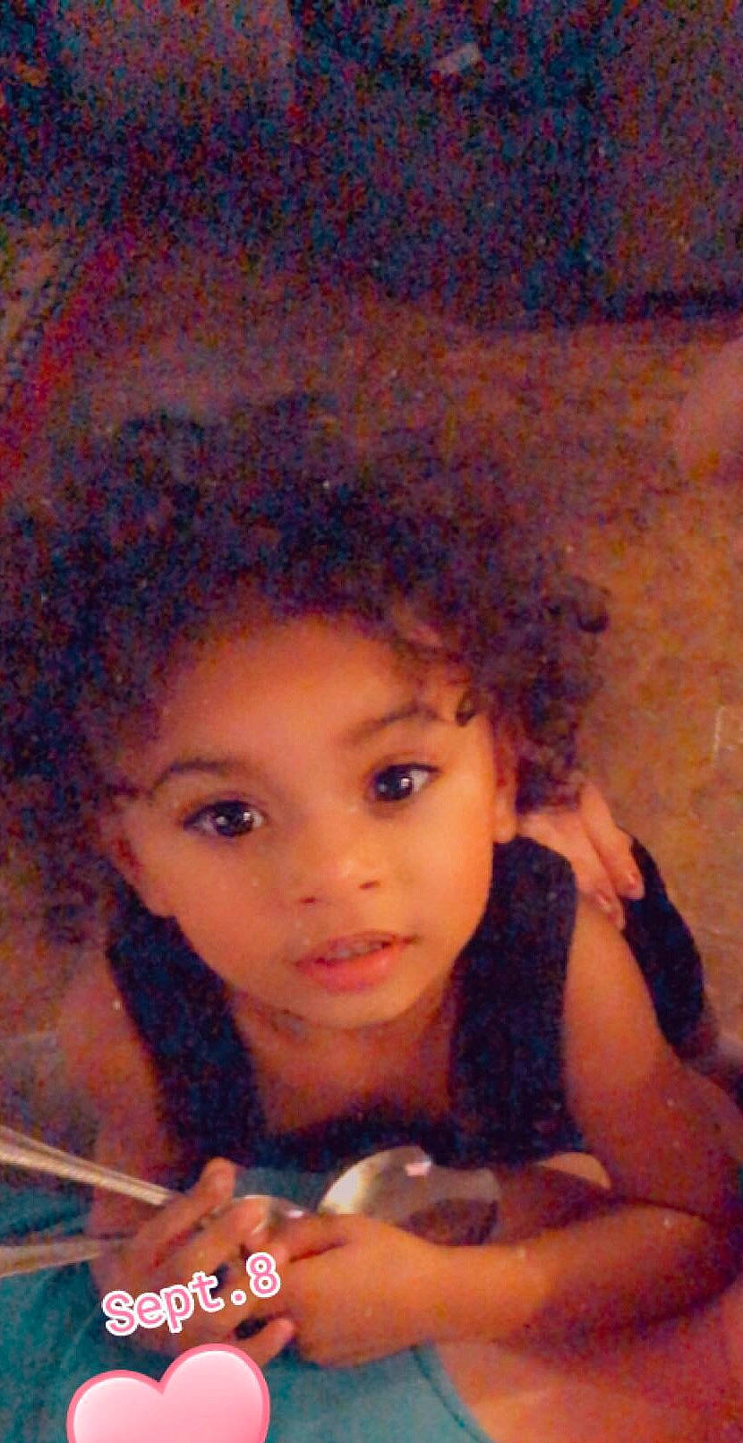 Charity is registered to the contest to win money with this photo: afro, beauty, black_hair, cheek, child, eye, eyebrow, face, forehead, hair, hairstyle, head, human, jheri_curl, lip, long_hair, nose, person, portrait, s_curl