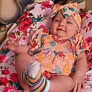 Vanessa joined the competition — help win amazing prizes! baby, bed, bonnet, cap, clothing, cushion, face, flower, furniture, hat, head, homedecor, newborn, people, person, photography, plant, portrait, rose, scarf