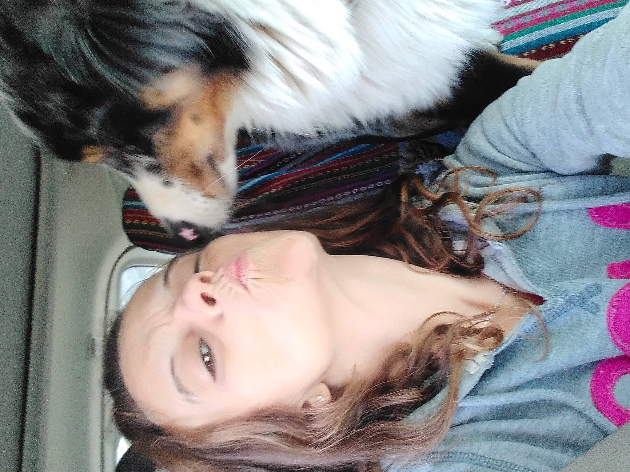 Blue is registered to the contest to win money with this photo: bangs, carnivore, child, comfort, companion_dog, dog, dog_breed, eyelash, felidae, fur, happy, nap, plant, sleep, toddler, tree, vertebrate, whiskers