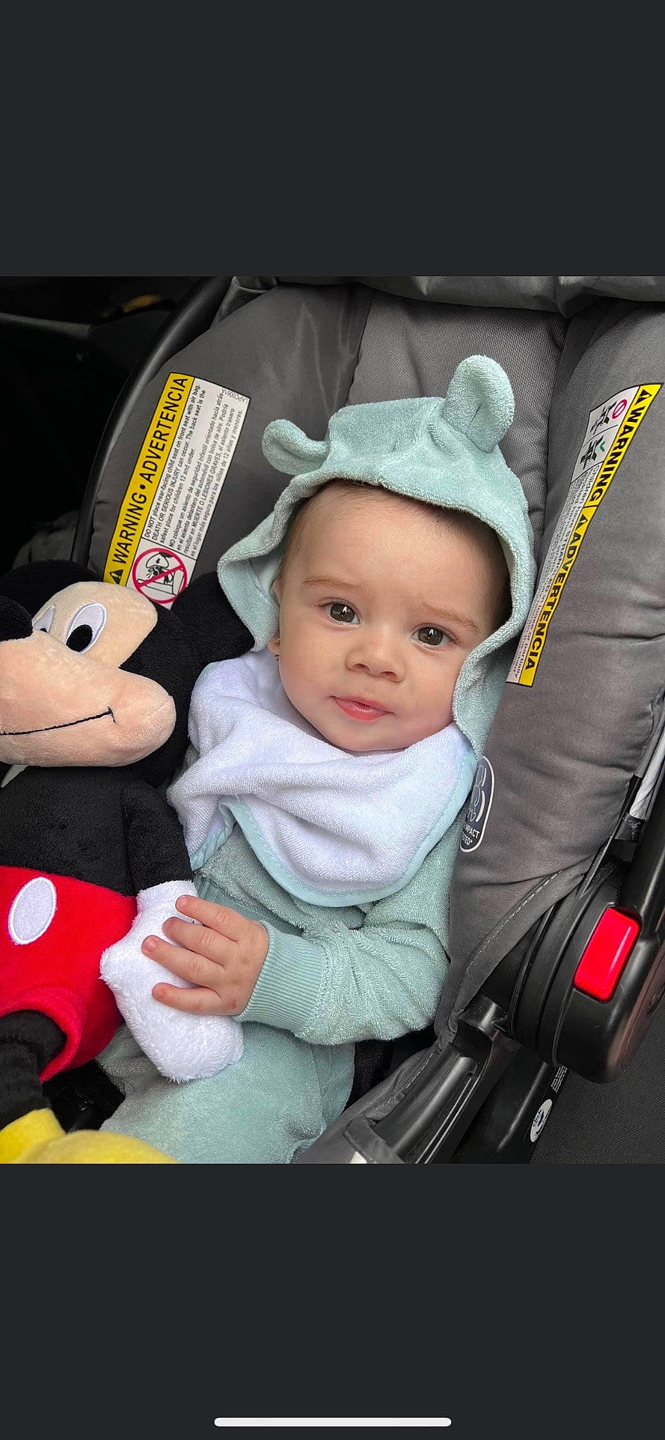 Khyree joined the competition — help win amazing prizes! auto_part, baby, baby_carriage, baby_products, baby_safety, baby_toddler_clothing, car_seat, carmine, cheek, child, comfort, fashion_accessory, fun, hand, happy, person, product, sitting, skin, toddler
