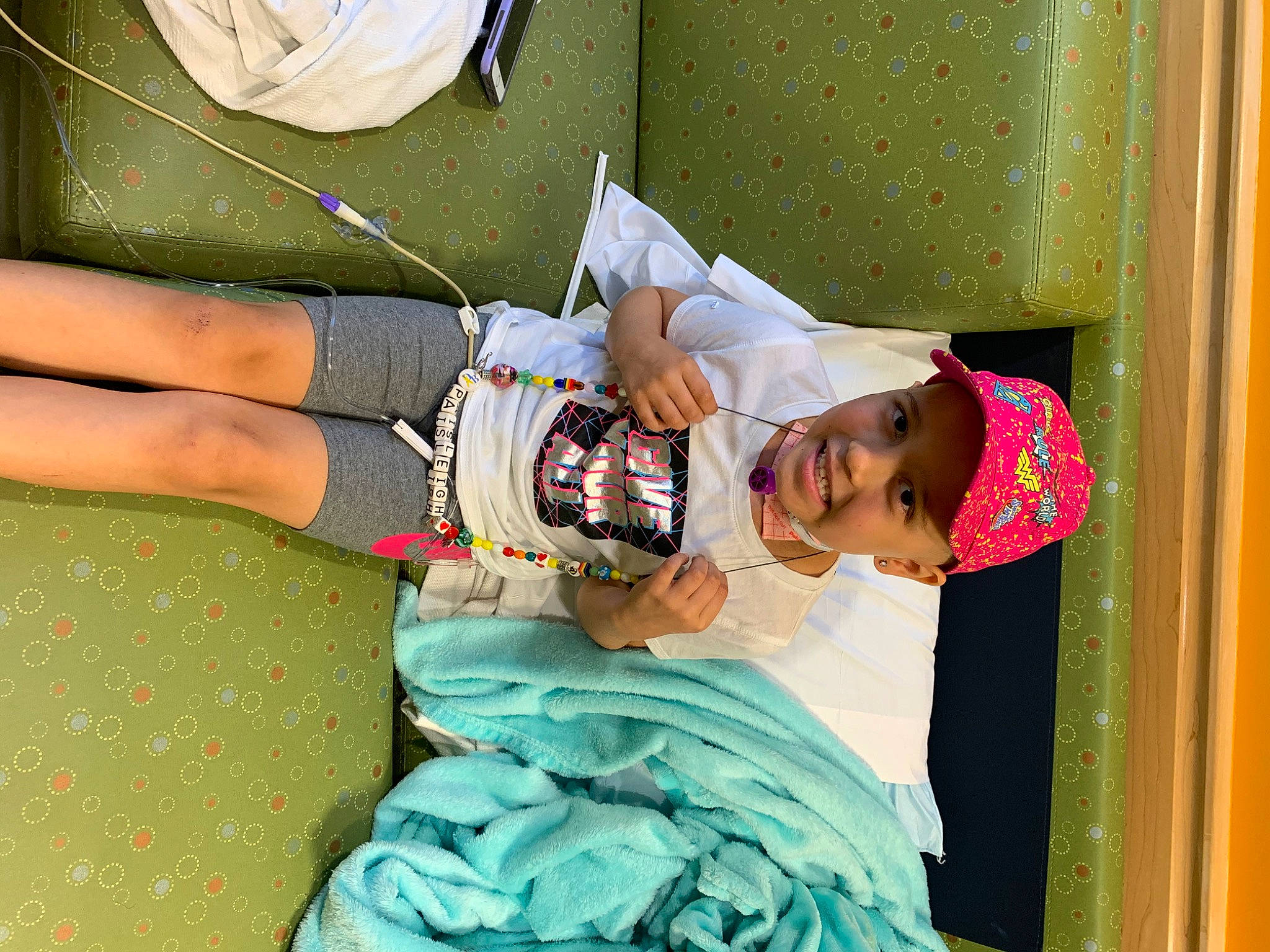 Paisleigh joined the competition — help win amazing prizes! headwear, joy, person