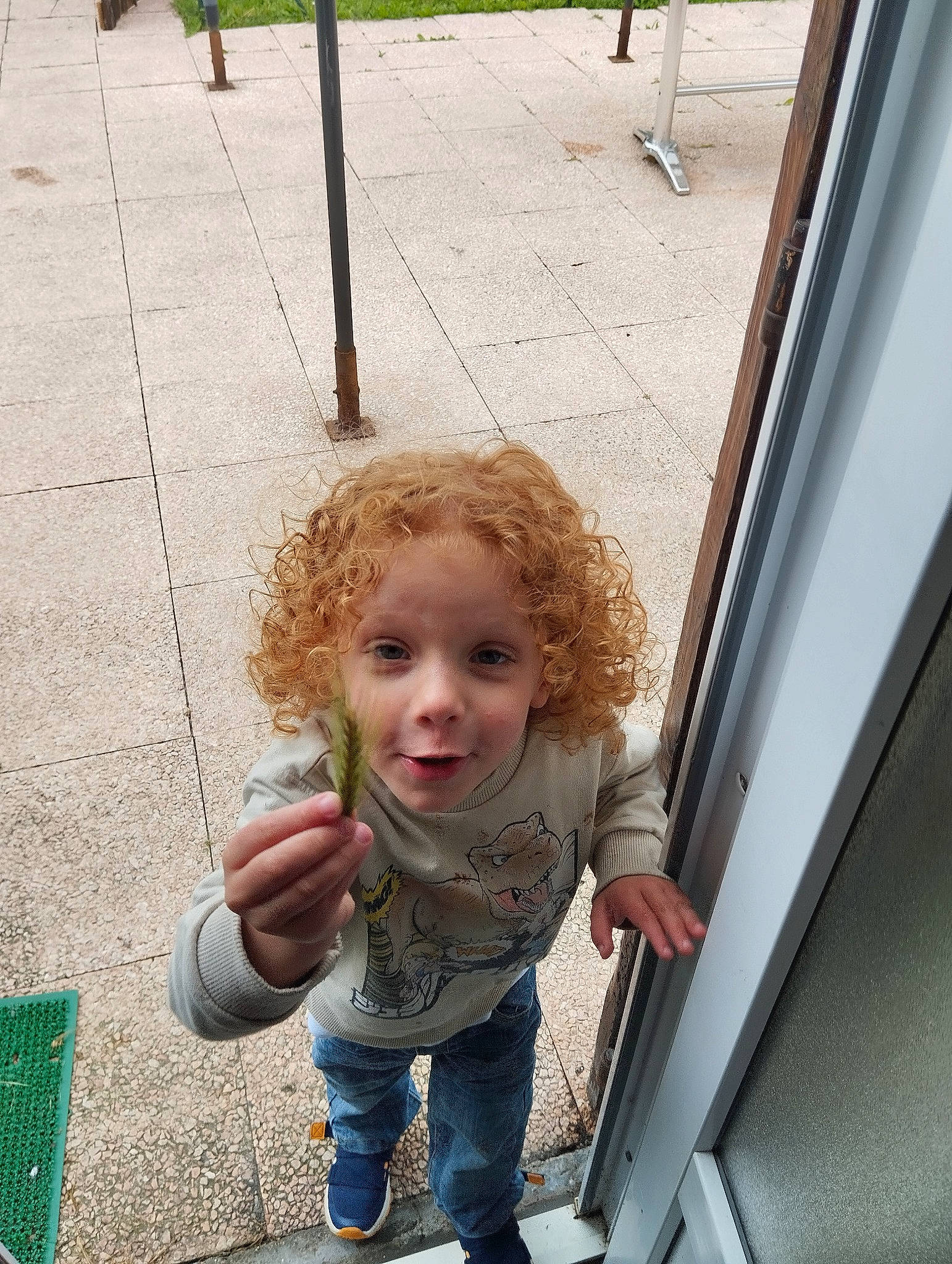 Dany a rejoint le concours — aidez-le/la à gagner de superbes lots ! baby, child, city, eye, fun, grass, hairstyle, happy, head, leisure, person, recreation, road_surface, sidewalk, sitting, smile, standing, summer, toddler, vacation