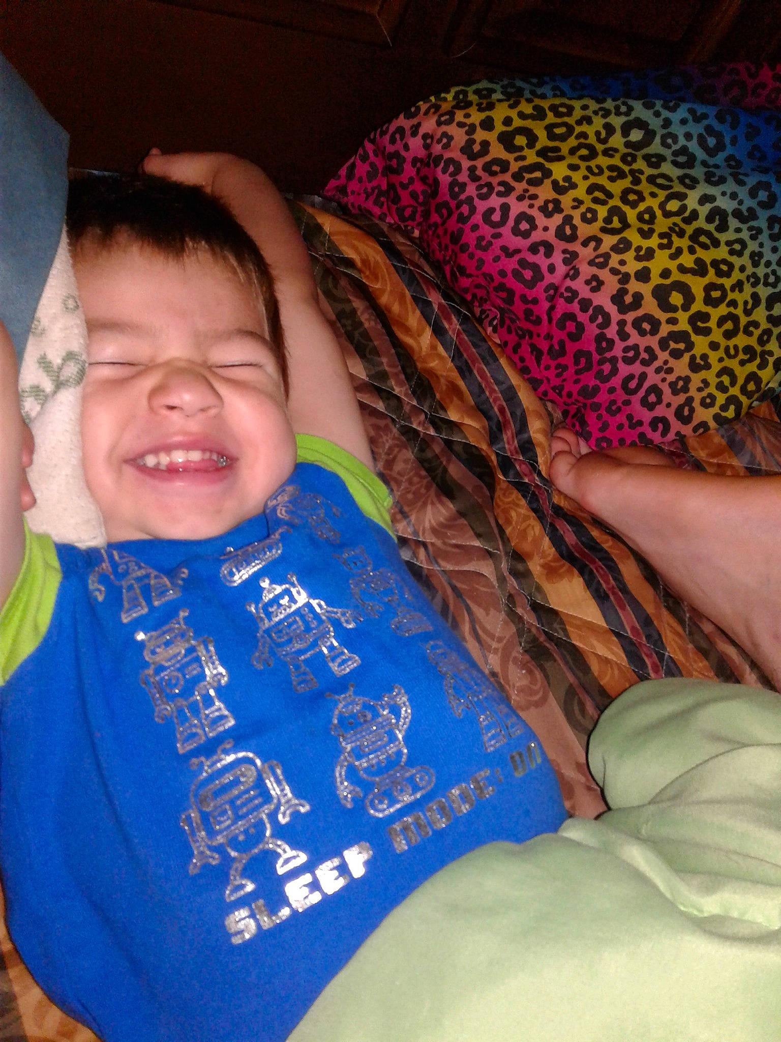 Elijah is registered to the contest to win money with this photo: child, joy, person, smile, textile, toddler