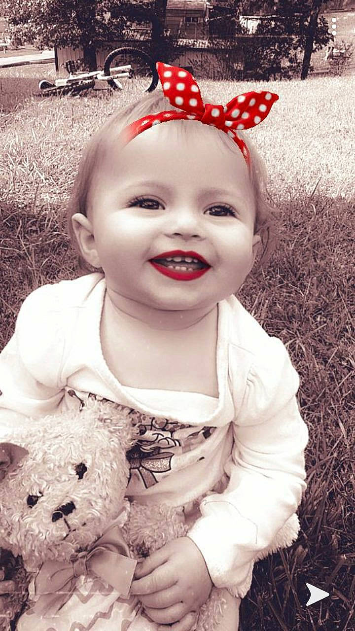 Arabella joined the competition — help win amazing prizes! baby, black_and_white, cheek, child, eye, face, facial_expression, happy, head, headgear, joy, lip, nose, organ, people, person, photograph, photography, skin, smile