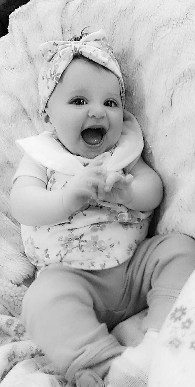 Stormy joined the competition — help win amazing prizes! arm, baby, baby_toddler_clothing, black, black_and_white, cheek, comfort, eye, face, flash_photography, hand, happy, iris, organ, person, photograph, skin, sleeve, smile, style