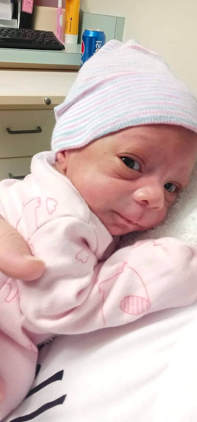 Milyanna joined the competition — help win amazing prizes! baby, baby_toddler_clothing, beanie, cap, cheek, child, comfort, eyebrow, face, hat, headwear, knit_cap, linens, lip, outerwear, person, pink, skin, sleeve, smile