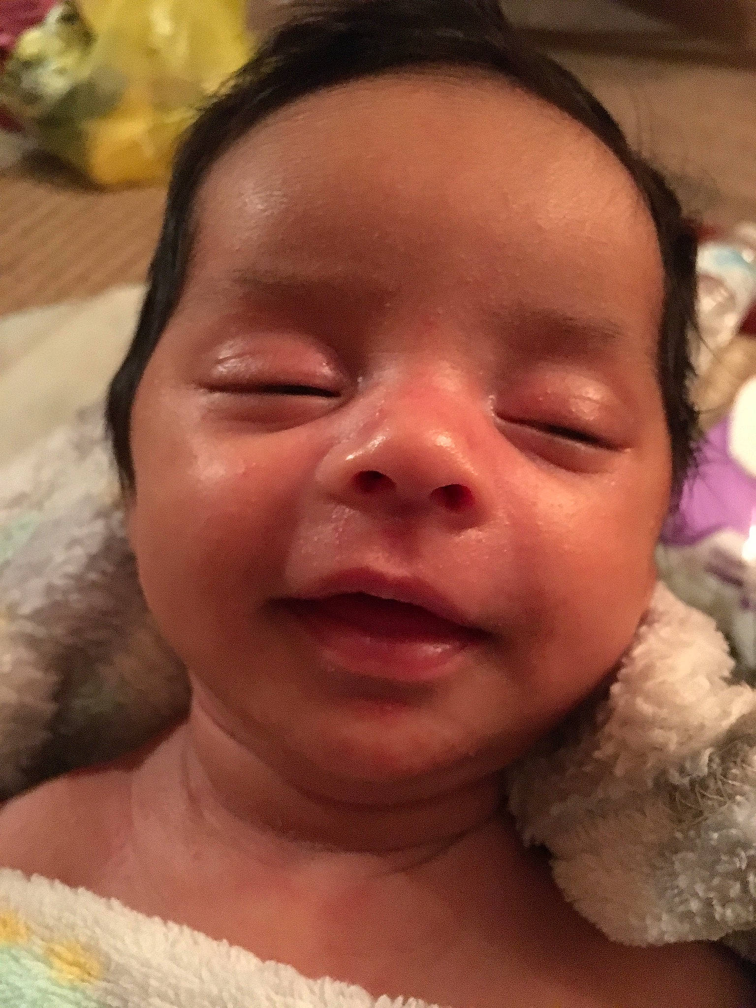 Rozalyn joined the competition — help win amazing prizes! baby, cheek, child, chin, close_up, ear, eyebrow, face, facial_expression, forehead, fun, head, jaw, lip, mouth, neck, nose, person, skin, smile