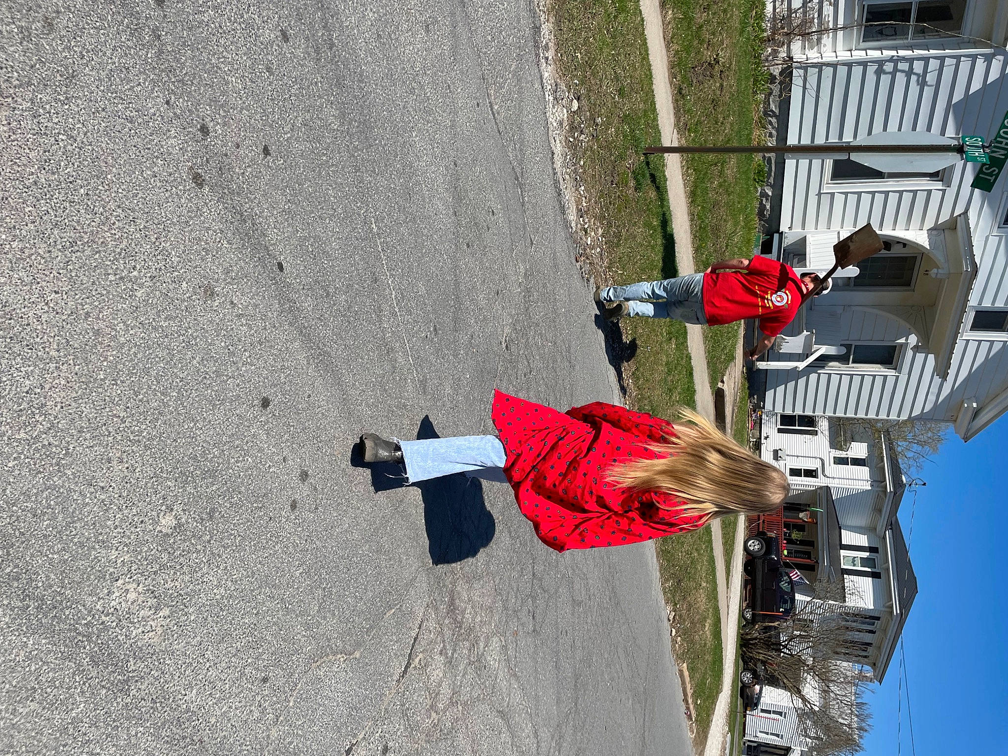 Piper joined the competition — help win amazing prizes! adventure, asphalt, carmine, concrete, extreme_sport, facade, fun, leisure, outdoor_shoe, pedestrian, person, recreation, road_surface, rolling, shadow, sidewalk, sky, slope, tire, walking_shoe