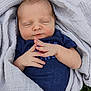 newborn, baby, infant, sleeping, blanket, clothing, hands, peaceful, soft, wrapped, cute, portrait, skin, face, closed_eyes, outdoor, grass, resting, toddler, babywear